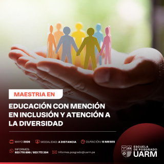 Matrícula - Maestría en Educación con mención en Inclusión y Atención a la Diversidad