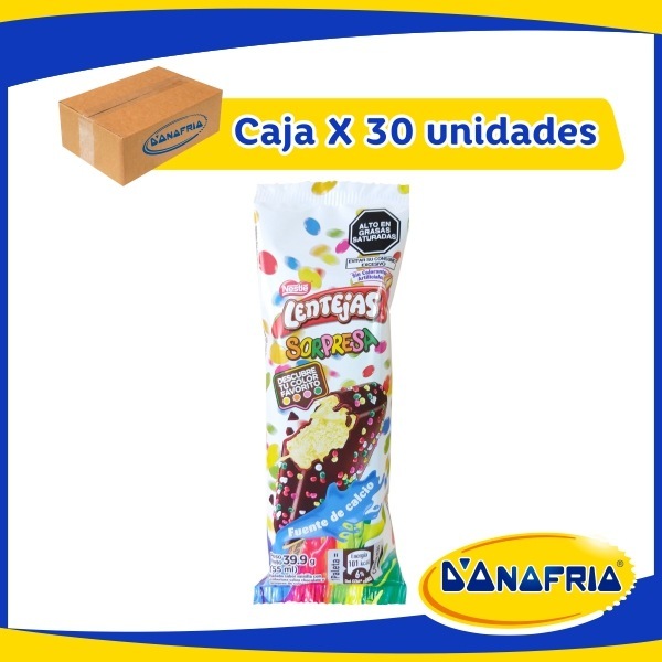 lenteja helado x 30 unidades