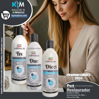 KIT: 1 TRE 500ML. + 1 DUE 500ML. + 1 DIECI 500GR. LA BRASILIANA CODRECOTDIE