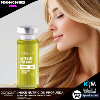 AMPOLLA SHOCK NUTRICIÓN 15ml (RADIANT) - Codampo
