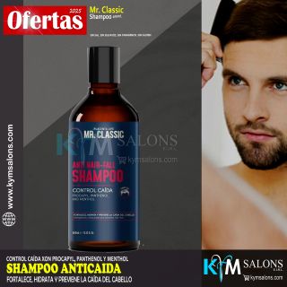 Anticaída Mr. Classic Placenta Life Shampoo 400ml. CodClassic
