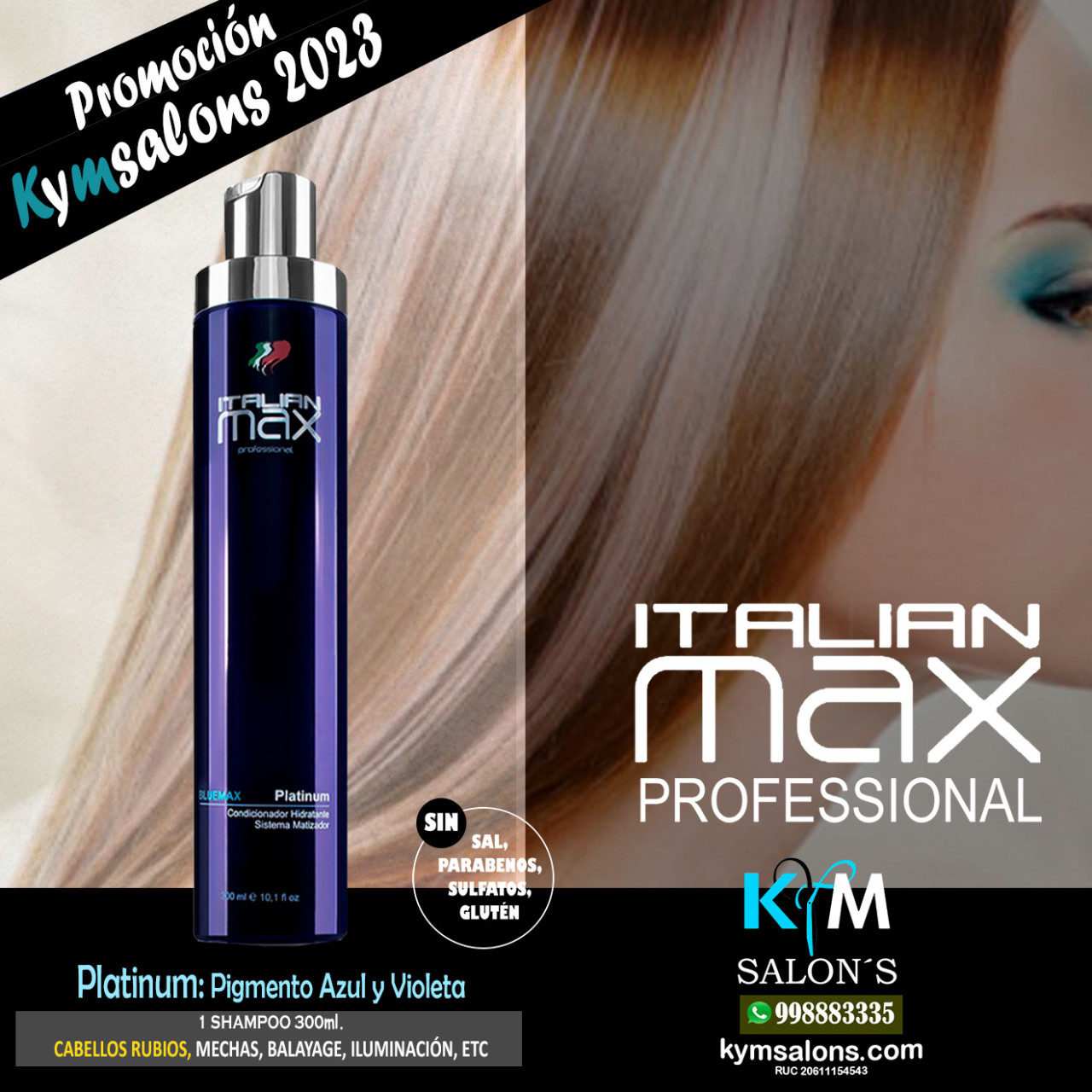 Kymsalons Venta de Productos exclusivos para el cuidado de tu cabello.