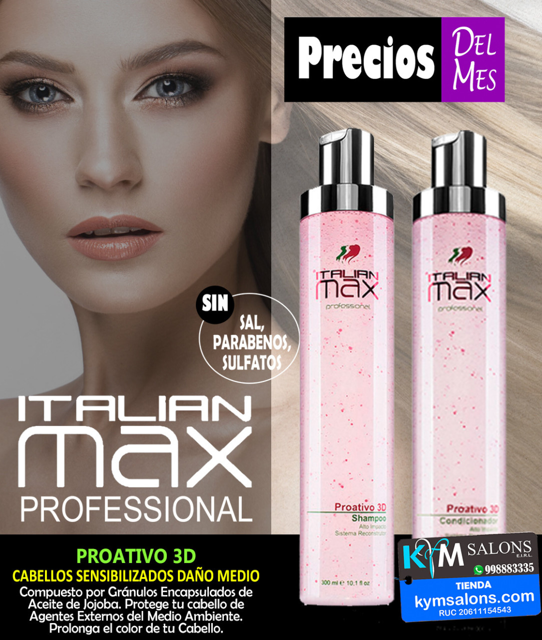 Kymsalons Venta de Productos exclusivos para el cuidado de tu cabello.