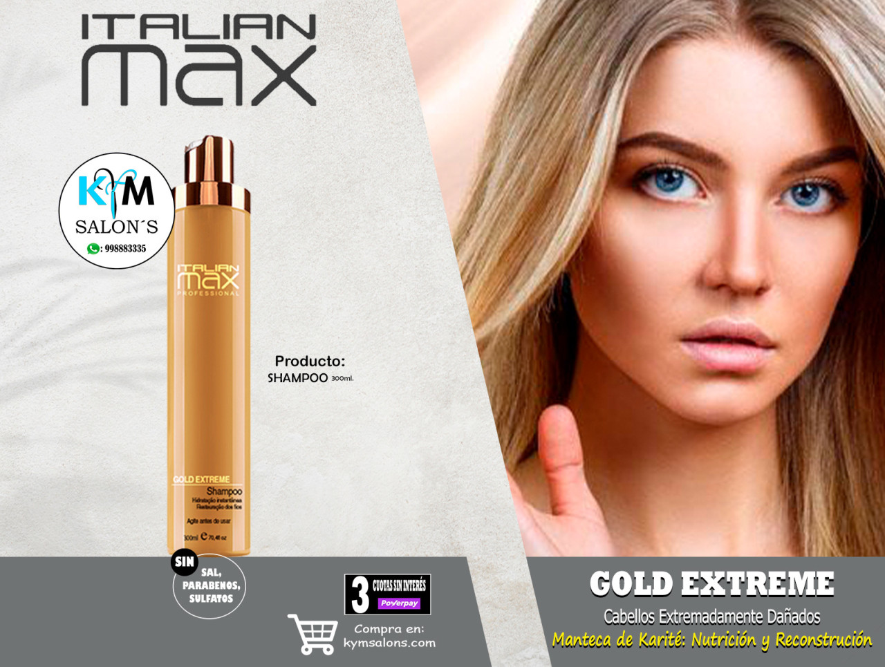 Kymsalons Venta de Productos exclusivos para el cuidado de tu cabello.