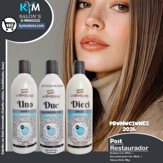 KIT: 1 UNO 500ML. + 1  DUE 500ML. + 1 DIECI 500GR. LA BRASILIANA CODRECOTDIE