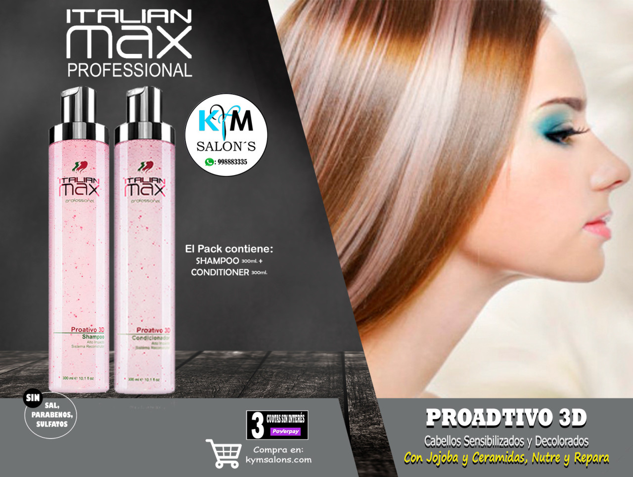 Kymsalons Venta de Productos exclusivos para el cuidado de tu cabello.
