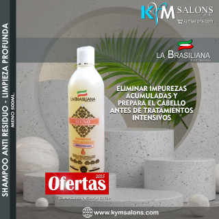MENO SHAMPOO ANTIRESIDUO - LIMPIEZA PROFUNDA 500ml. CodAliFor