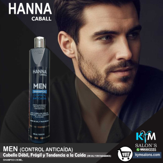 Shampoo 400ml. - Cabello Débil y Frágil - Control Anticaída (Hanna Caball) CodHannmen