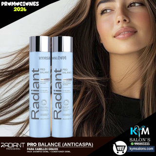 PACK SHAMPOO 300ml. + CONDITIONER 300ml. PRO BALANCE RADIANT CodProBal