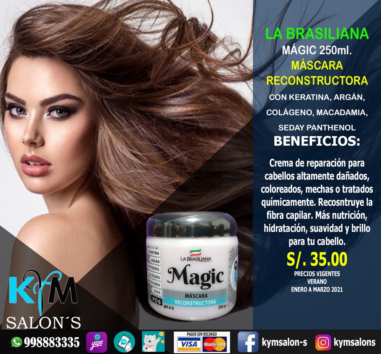 mascarilla reconstructora magic pos