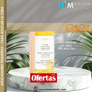 APLICADORES PEQUEÑOS ACCU EDGE para el rostro (100 Unidades) (GiGi)