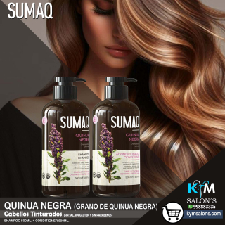 PACK SHAMPOO 500ml. + CONDITIONER 500ml. Sumaq Quinua Negra CodQuiNe