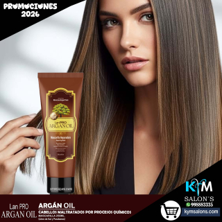 MÁSCARA 250ml. LAN PRO ARGÁN OIL CodLanProBa