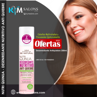 Desenredante Antiquiebre Bifásico Be Natural Nutri Quinua 200ml. CodBifBen