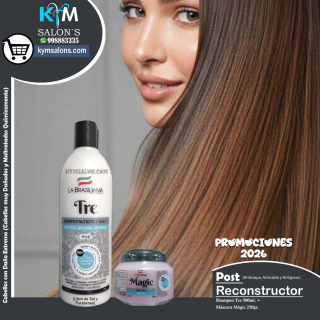 PACK: TRE 500ML. + 1 MÁSCARA MÁGIC 250GR. LA BRASILIANA CODRECMAG