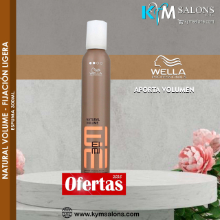 Natural Volume 300ml. Eimi Espuma Fijadora Nivel 2 (Wella) CodStyE