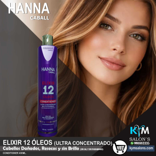CONDITIONER 400ml. Elixir 12 Óleos Hanna Caball CodHann12
