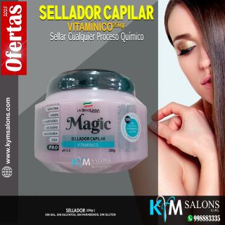 LA BRASILIANA - MÁGIC PRO SELLADOR CAPILAR MULTIVITAMÍNICO 250GR. CodSellBra