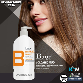 Baor Volcanic Mud Shampoo 500ml. Post Bottox CodBaorBVMud