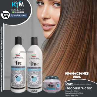 KIT: 1 TRE 500ML. + 1 DUE 500ML. + 1 MÁGIC 250GR. LA BRASILIANA CODRECMAG