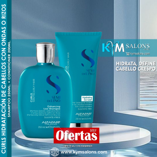 Pack Shampoo 250ml. + Conditioner 200ml. Curls Semi Di Lino de Alfaparf CodCurls