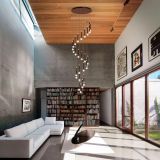 Colgante Catena LED 168W 85cm Bronce - Luz cálida