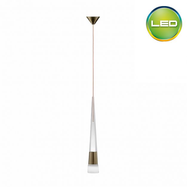 Colgante Pendel I LED 5W 10cm Champagne - Luz cálida