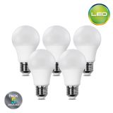Pack X5 Bombillos LED 10W E27 A60 Opal -Luz cálida