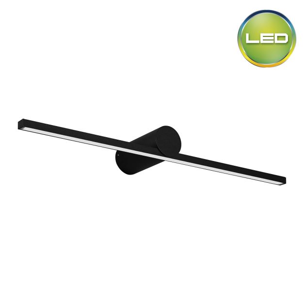 Aplique Maga LED 20W IP20 Negro - Luz cálida