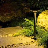 Poste/Estaca Versalles LED 12W  Hermético IP65 73cm Negro - Luz cálida