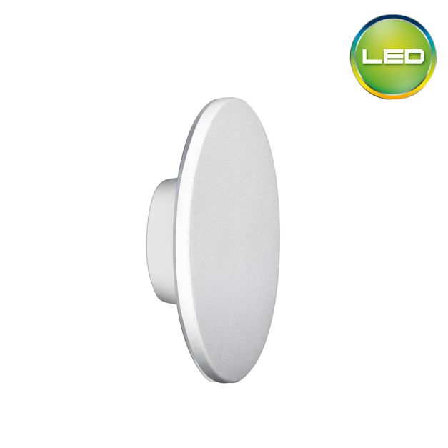 Aplique Eclipse LED 9W  Hermético IP65 Blanco -3 Tonos: Luz cálida-día-fría 