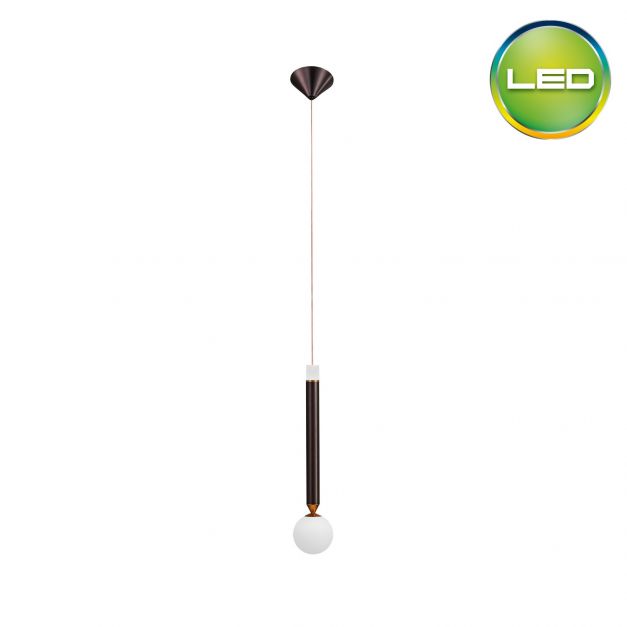 Colgante Astrid LED 6W 10cm Bronce - Luz cálida