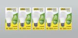 Pack x5 Focos LED 10W A60  Socket E27 Luz Cálida