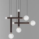 Colgante Astrid LED 24W 38cm Bronce - Luz cálida