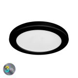Panel Slim 24W 29cm Negro - 3 Tonos: Luz cálida-día-fría