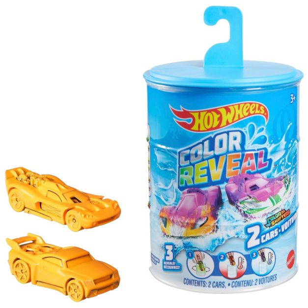 HOT WHEELS COLOR REVEAL PAQUETE X 2 AUTOS