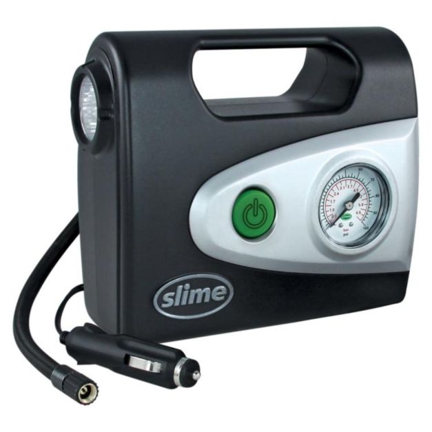 Compresor Slime Tire Inflator con luz led 40032