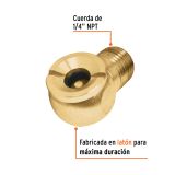 Cabeza infladora de llantas hembra de 1/4