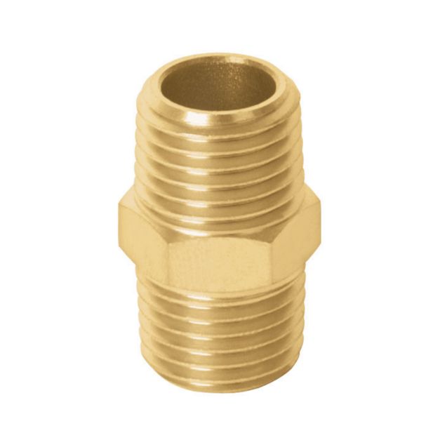 Niples macho - macho de 1/4