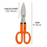 Tijeras para hojalatero; caja