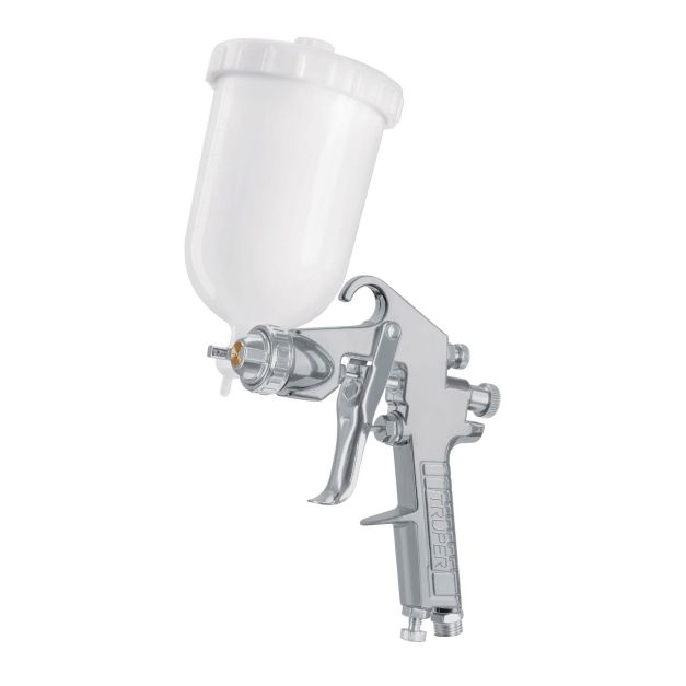 Pistola para pintar, flujo controlado, vaso de plástico 400 ml/ Viscosidad baja de 30 a 50 psi PIPI-401