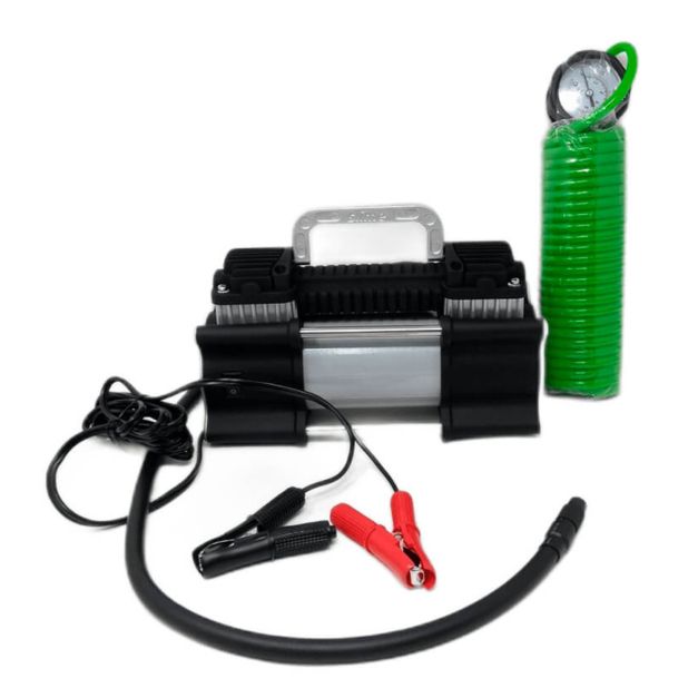 Compresor e inflador de llantas 2X de 12V 40026