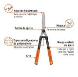 Tijeras tipo americano, mangos de madera con grip