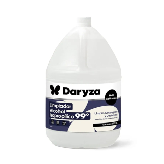 Alcohol isopropílico de 99° Daryza de 3.8 litros 395 - 1