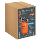 Compresora lubricado de banda 120 litros vertical de 4 hp  220V COMP-120LVC