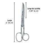 Tijera para costura de ojo grande