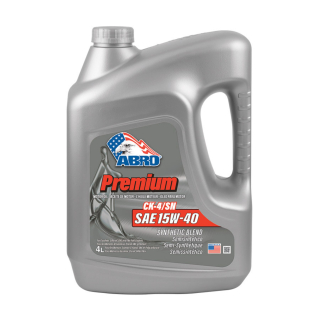 Aceite semi sintético para motor diesel y gasolina SAE 15W-40 de 4 litros CK-4