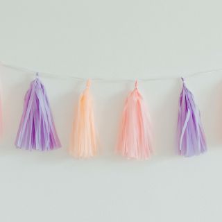 Guirnalda tassel de seda