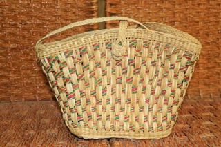 Cartera abanico tricolor