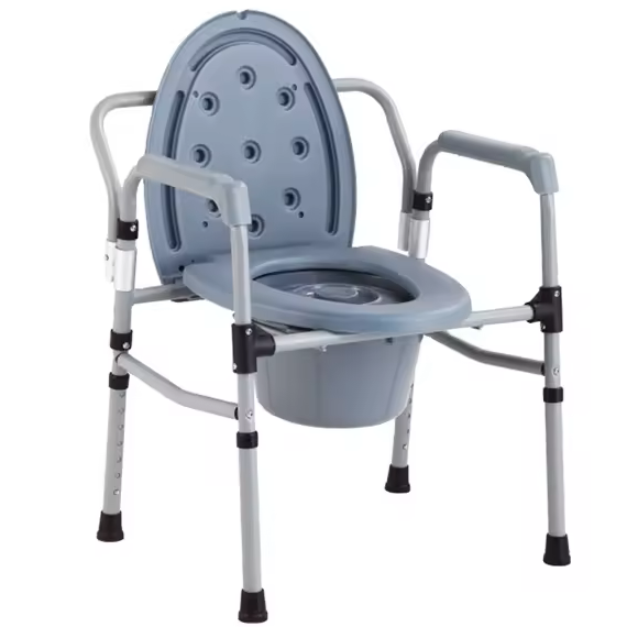 SILLA INODORO CON BRAZOS FIJOS